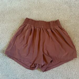 Vuori Women's Dusty Rose Athletic Shorts